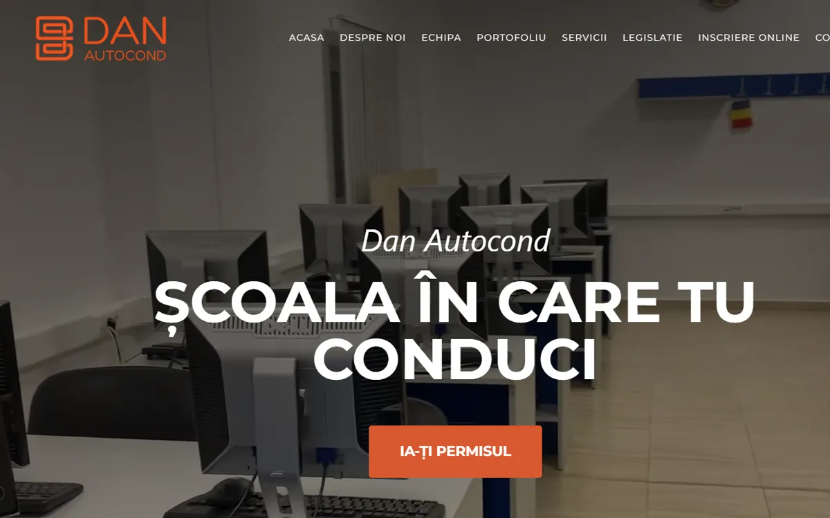 Dan Autocond driving school website