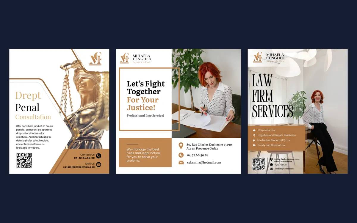 Mihaela Cengher social media posts